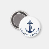 Strand Huwelijksboot Anker Swag Magneet (Voorkant / Achterkant)