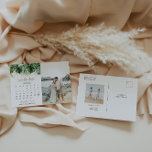 Strand huwelijkskalender Bewaar de datum Foto Briefkaart<br><div class="desc">Dit beachy slaat het date briefkaart met een prachtige tropische waterverf die is gekoppeld aan een modern calligrafielettertype. Gebruik de knop "Deze sjabloon personaliseren" om deze magneet volledig uw eigen magneet te maken!</div>