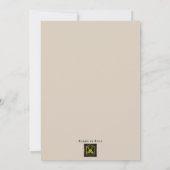 Strand Huwelijksuitnodigingen Kaart (Achterkant)