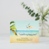 Strand Ik verhuisde naar mijn Happy Place Nieuw ad Aankondiging (Staand voorkant)