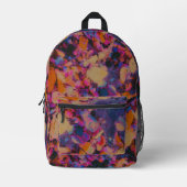 Strand Impressie, Rocks en Sea Shells Rugzak (Voorkant)