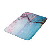 Strand in Biarritz, Frankrijk (door Kimon Loghi) Badmat (Gekanteld)