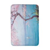 Strand in Biarritz, Frankrijk (door Kimon Loghi) Badmat (Voorkant Verticaal)