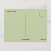 Strand in Colombia Briefkaart (Achterkant)