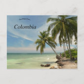 Strand in Colombia Briefkaart (Voorkant)