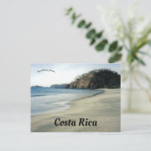 strand in Costa Rica Briefkaart (Staand voorkant)