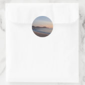 strand in de cabosticker ronde sticker (Tas)