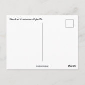 Strand in de Dominicaanse Republiek Briefkaart (Achterkant)