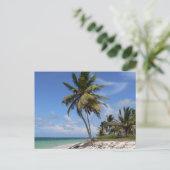 strand in de Dominicaanse Republiek Briefkaart (Staand voorkant)