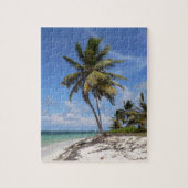 strand in de Dominicaanse Republiek Legpuzzel (Verticaal)