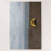 strand in de winter legpuzzel (Verticaal)