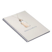 Strand in een Flesje Hanger Notitieboek (Rechterzijde)