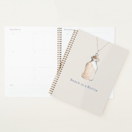 Strand in een Flesje Hanger Planner (Display)