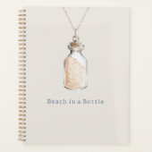 Strand in een Flesje Hanger Planner (Voorkant)