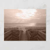 strand in Florida Briefkaart (Voorkant)