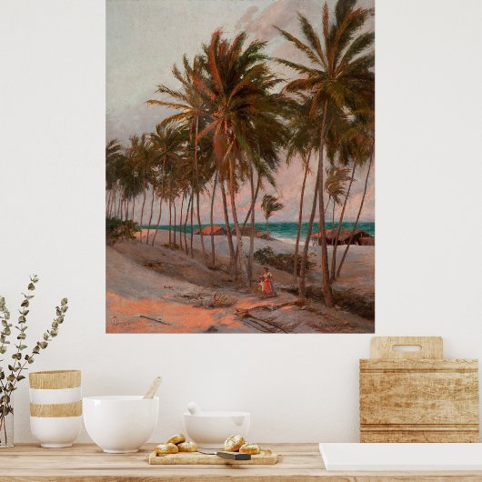 strand in Fortaleza Poster (Keuken)