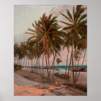 strand in Fortaleza Poster