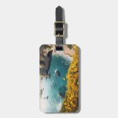 Strand in Griekenland Bagagelabel (Voorkant verticaal)