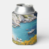 Strand in Griekenland Blikjeskoeler (Blikje Voorkant)