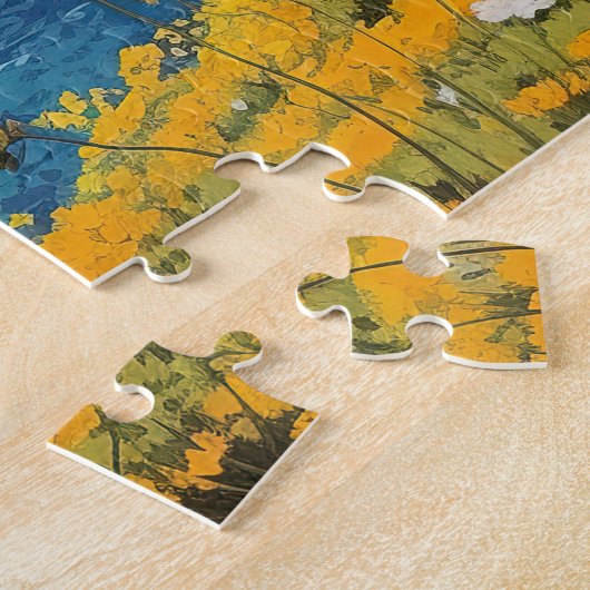 Strand in Griekenland Legpuzzel (Zijkant)