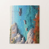 Strand in Griekenland Legpuzzel (Verticaal)