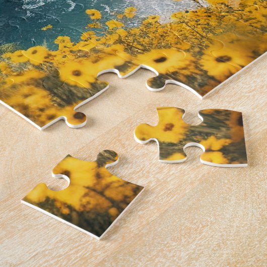 Strand in Griekenland Legpuzzel (Zijkant)