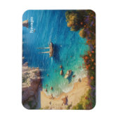 Strand in Griekenland Magneet (Verticaal)