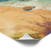 Strand in Griekenland Perfect Poster (Hoek)