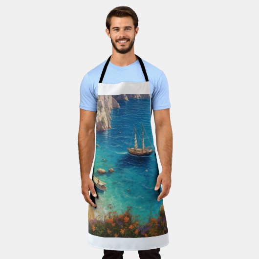 Strand in Griekenland Schort (Gedragen)