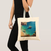 Strand in Griekenland Tote Bag (Voorkant (product))