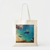 Strand in Griekenland Tote Bag (Voorkant)
