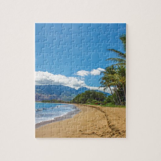 Strand in Hawaï Legpuzzel (Verticaal)