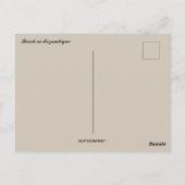 strand in het Briefkaart van Mozambique (Achterkant)