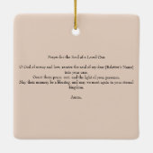 Strand in liefdevolle herinnering begrafenismonume keramisch ornament (Achterkant)