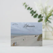 Strand in Litouwen Briefkaart (Staand voorkant)