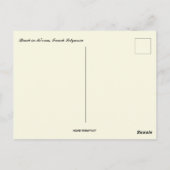 Strand in Mo'orea Frans-Polynesië Briefkaart (Achterkant)