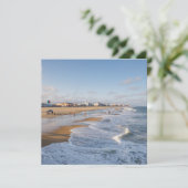 strand in Ocean City, Maryland Aankondiging (Staand voorkant)