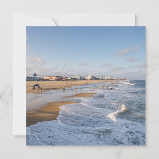 strand in Ocean City, Maryland Aankondiging (Voorkant)