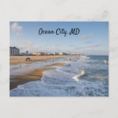strand in Ocean City, Maryland Briefkaart (Voorkant)