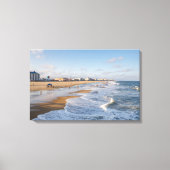 strand in Ocean City, Maryland Canvas Afdruk (Voorkant)