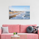 strand in Ocean City, Maryland Canvas Afdruk (Insitu (Woonkamer))