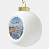 strand in Ocean City, Maryland Keramische Bal Ornament (Rechts)