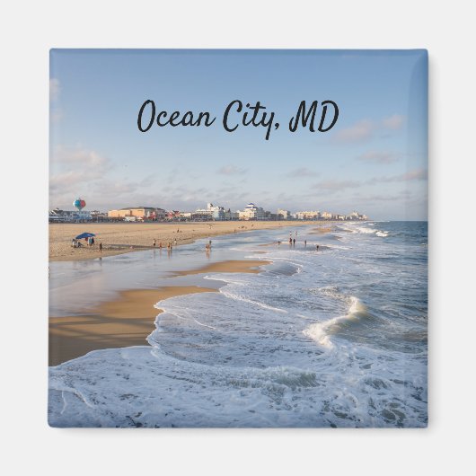 strand in Ocean City, Maryland Magneet (Voorkant)