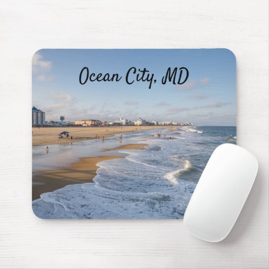strand in Ocean City, Maryland Muismat (Met muis)