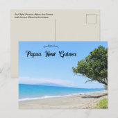 Strand in Oost-Sepik Provincie Papoea-Nieuw-Guinea Briefkaart (Voorkant / Achterkant)