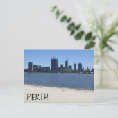 strand in perth briefkaart (Staand voorkant)