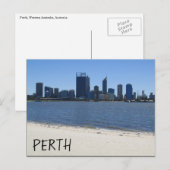 strand in perth briefkaart (Voorkant / Achterkant)
