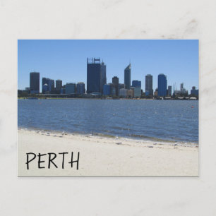 strand in perth briefkaart