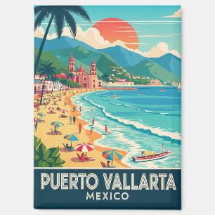 Strand in Puerto Vallarta Mexico Reizen Magneet