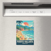 Strand in Puerto Vallarta Mexico Reizen Magneet (Insitu (Vaatwasser))